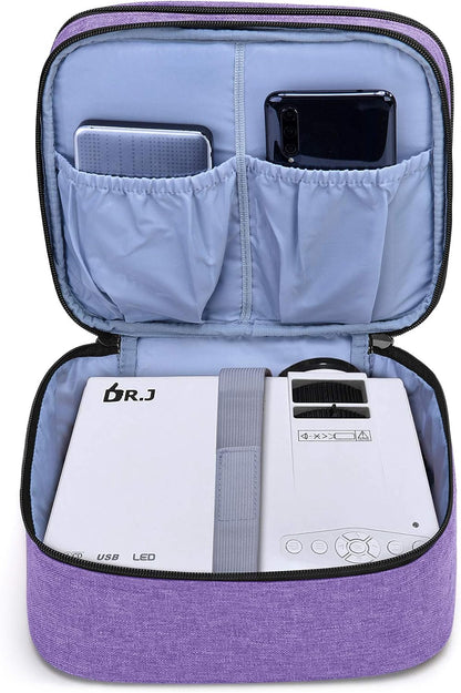 Carrying Bag Compatible with DR.J Mini Projector, Purple